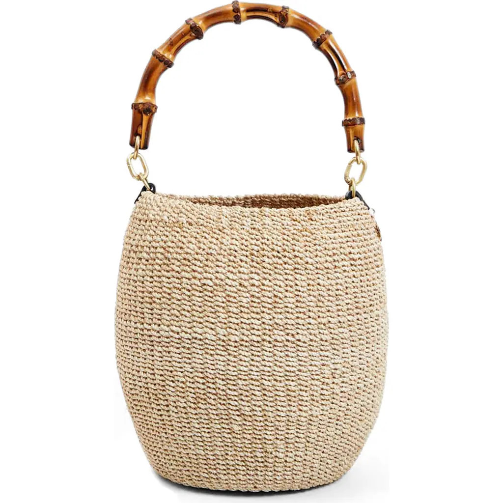 Clare V. Pot de Miel Top Handle Bag in Cream at Nordstrom | Nordstrom