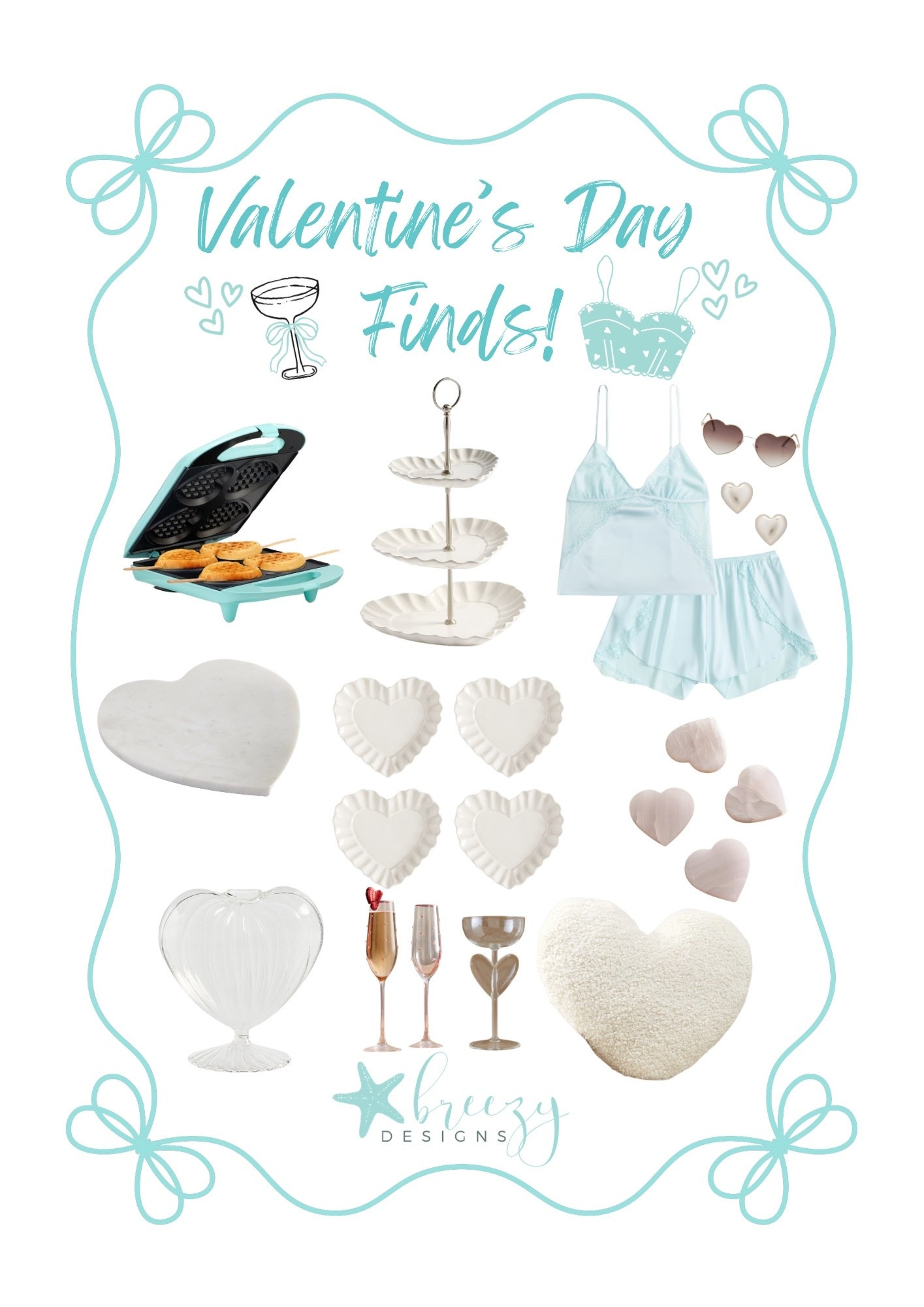 Valentine’s Day Finds! 🩵🥂

#LTKSeasonal #LTKU #LTKHome