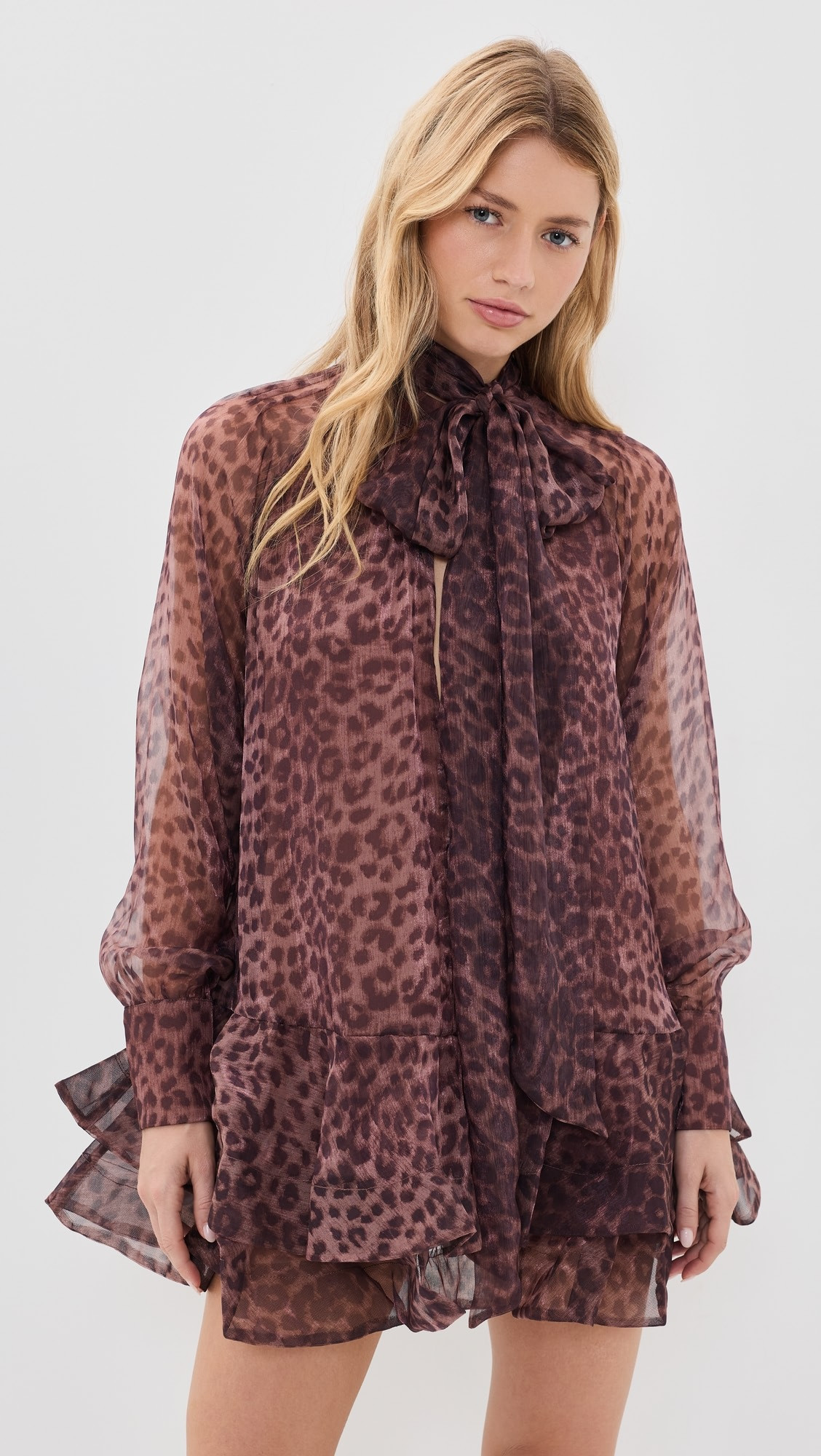 Adrie Babydoll Mini Dress | Shopbop