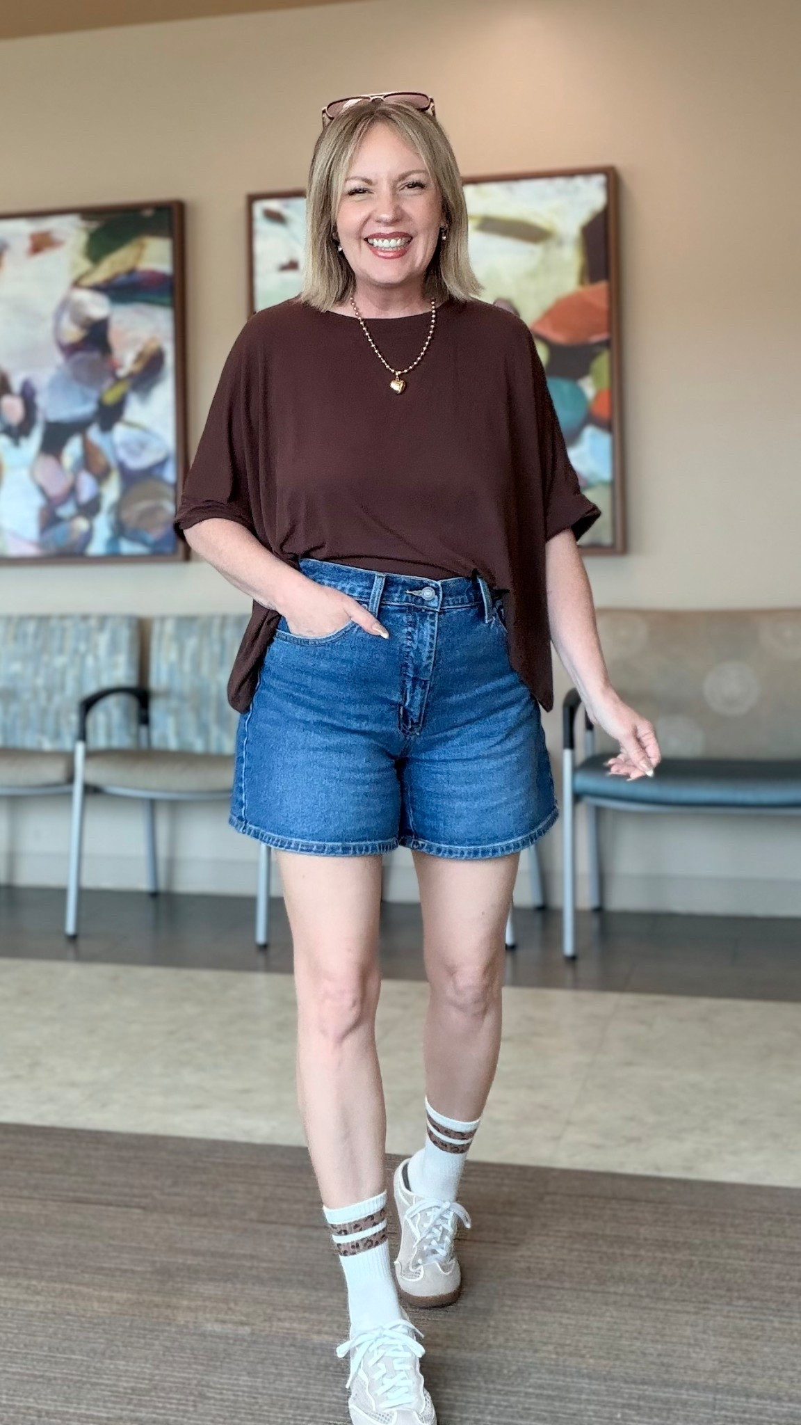 Abercrombie look for less shorts just $18! Size 8

#LTKdayinmylife #LTKPetite #LTKOver40