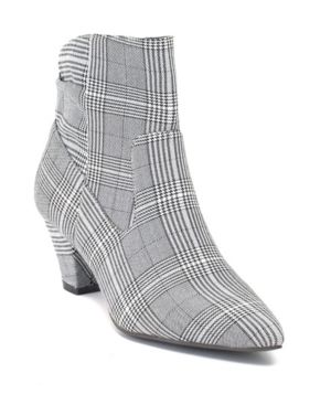 Gc Shoes Levi Cone Heeled Plaid Ankle Boot Women's Shoes | Macys (US)