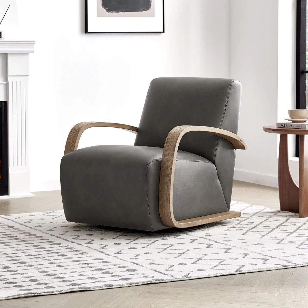 CHITA®️ Liora Modern Swivel Armchair Accent Chair - chitaliving.com | Chita