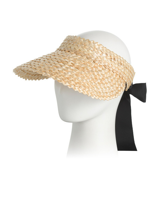 Straw Ricky Visor | TJ Maxx
