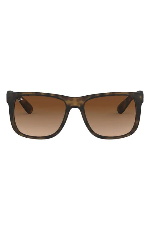 Ray-Ban Justin 54mm Polarized Sunglasses in Matte Havana at Nordstrom | Nordstrom