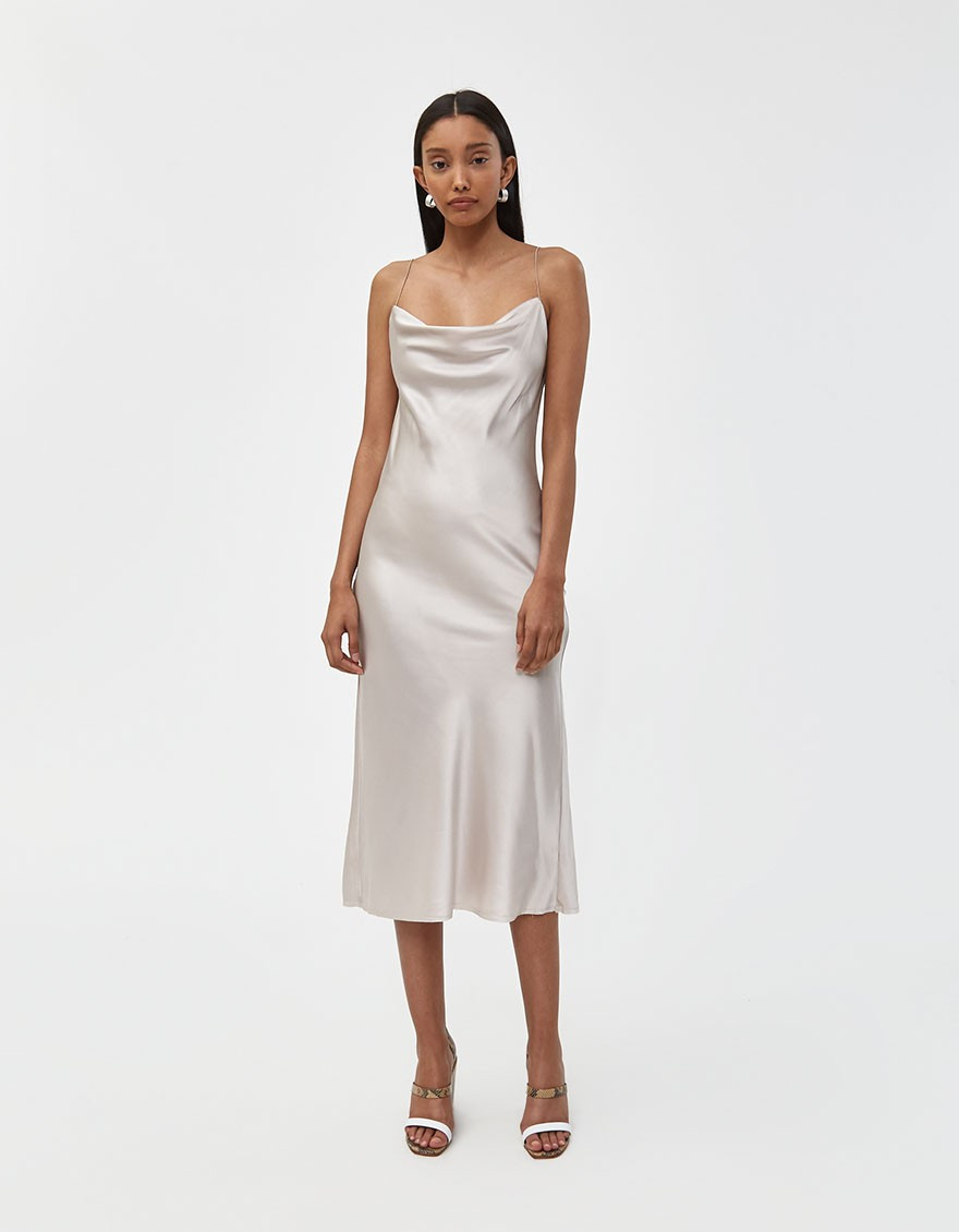 Della Slip Dress in Ash | Need Supply Co. LEGACY
