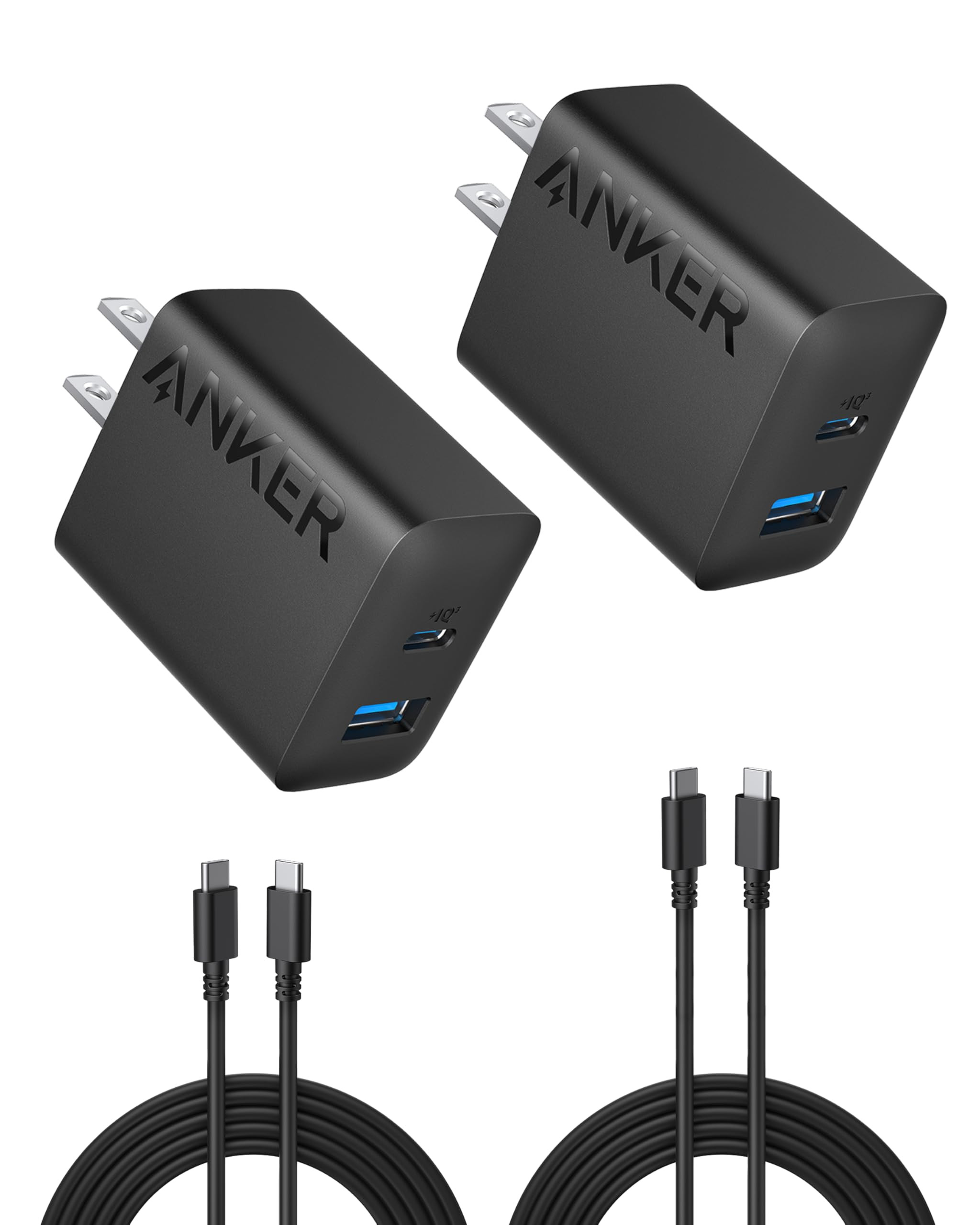 Anker iPhone 17/16 Charger, 2-Pack 20W Fast USB C Charger Block, for iPhone 16/16 Pro Max/15 Seri... | Amazon (US)