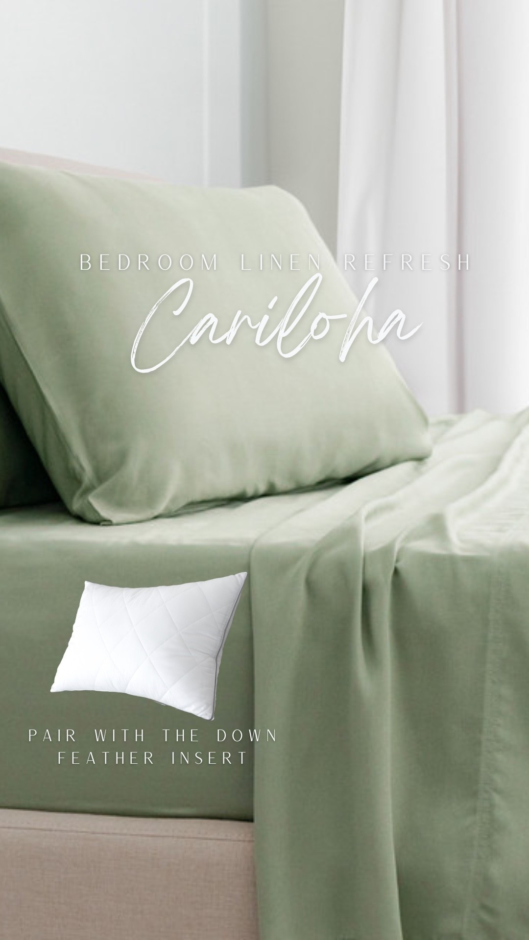 Luxury bedding that feels like a five-star hotel but right at home and all from @Cariloha! Use code LTK35 for exclusive savings #ad #sponsored