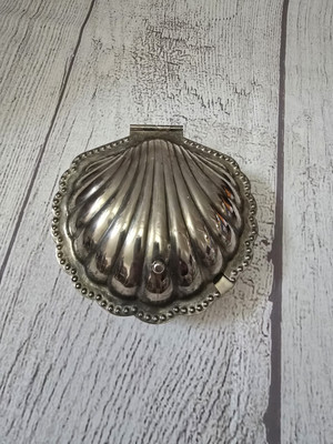 Vintage Leonard Silverplated Seashell  Cavier Jam Or Butter Dish 5" 1950s | eBay US