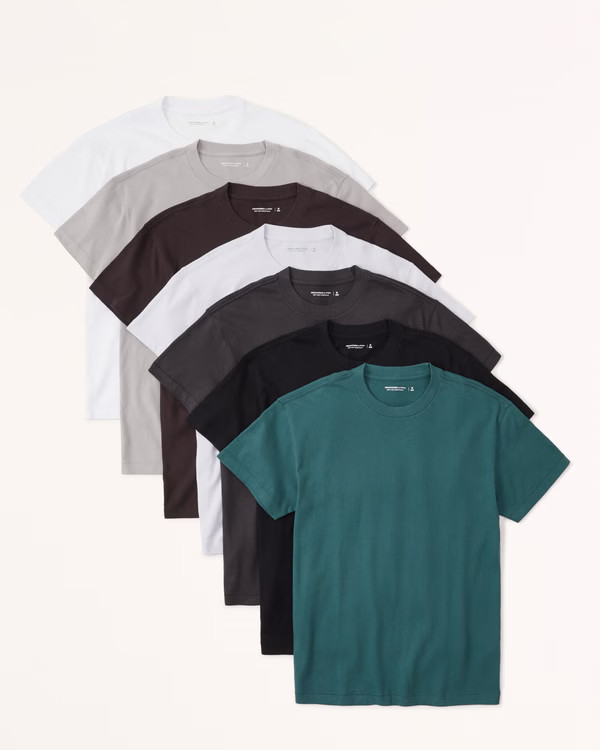 7-Pack Essential Tees | Abercrombie & Fitch (US)