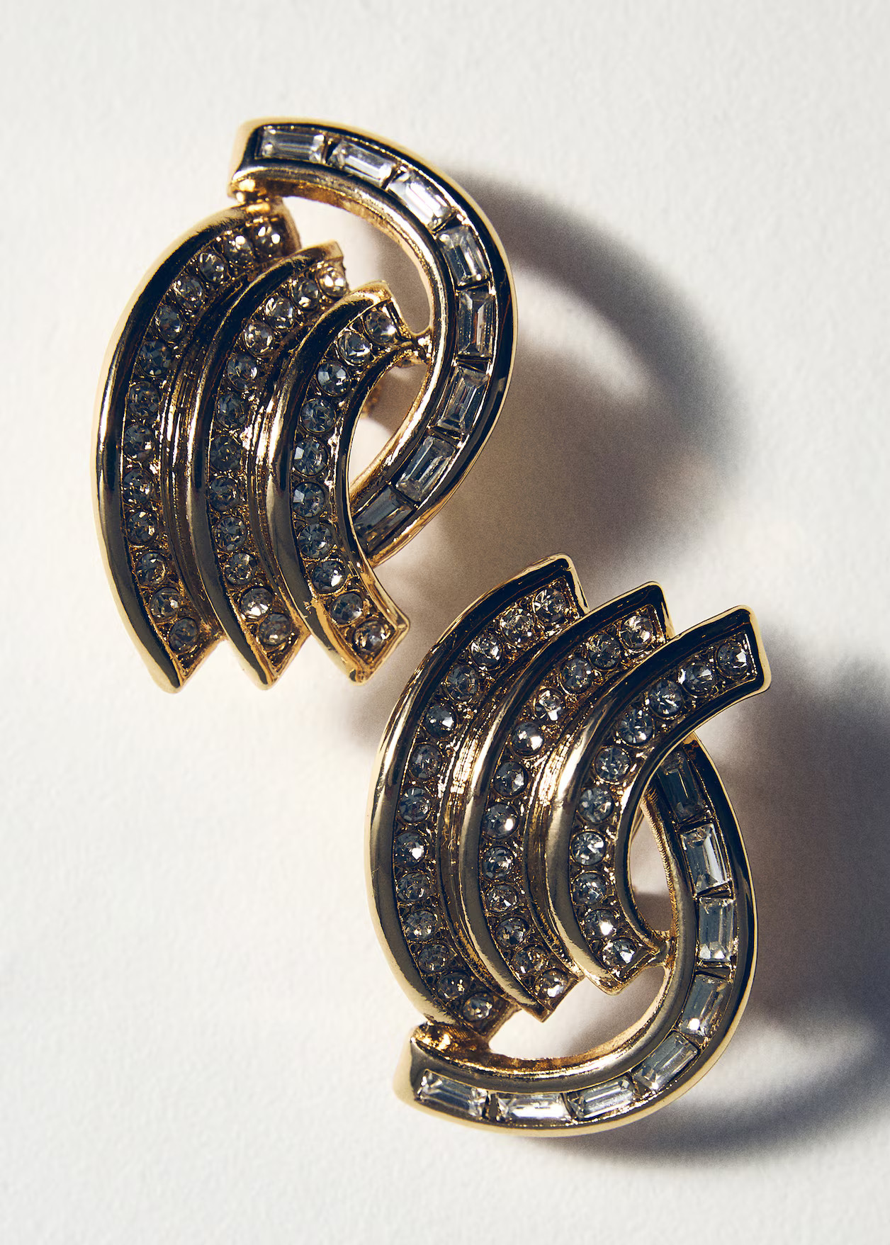 Combined crystal earrings - Women | MANGO United Kingdom | MANGO (UK)