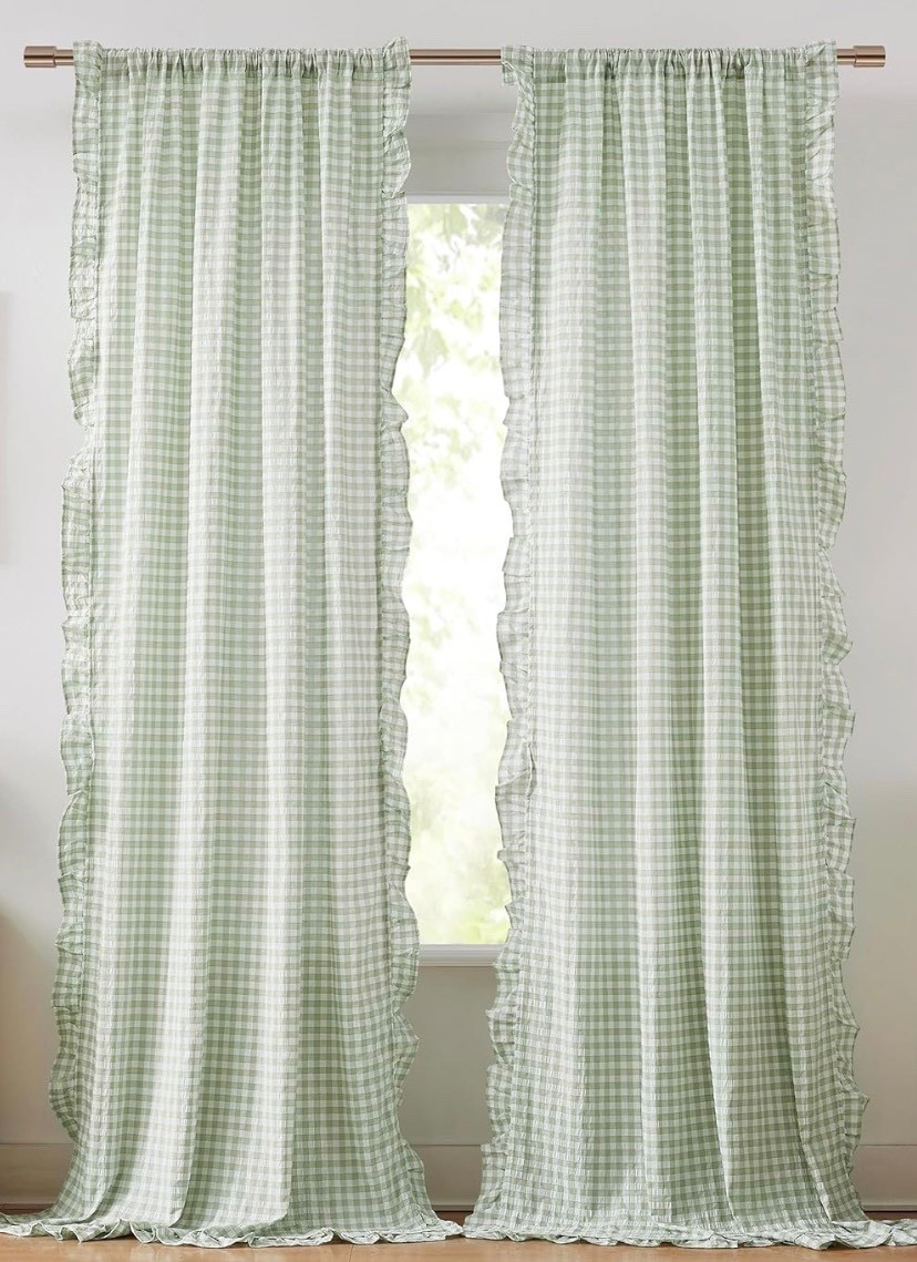 Cutest curtains pack of 2 under $50!

#LTKSeasonal #LTKHome #LTKSpringSale