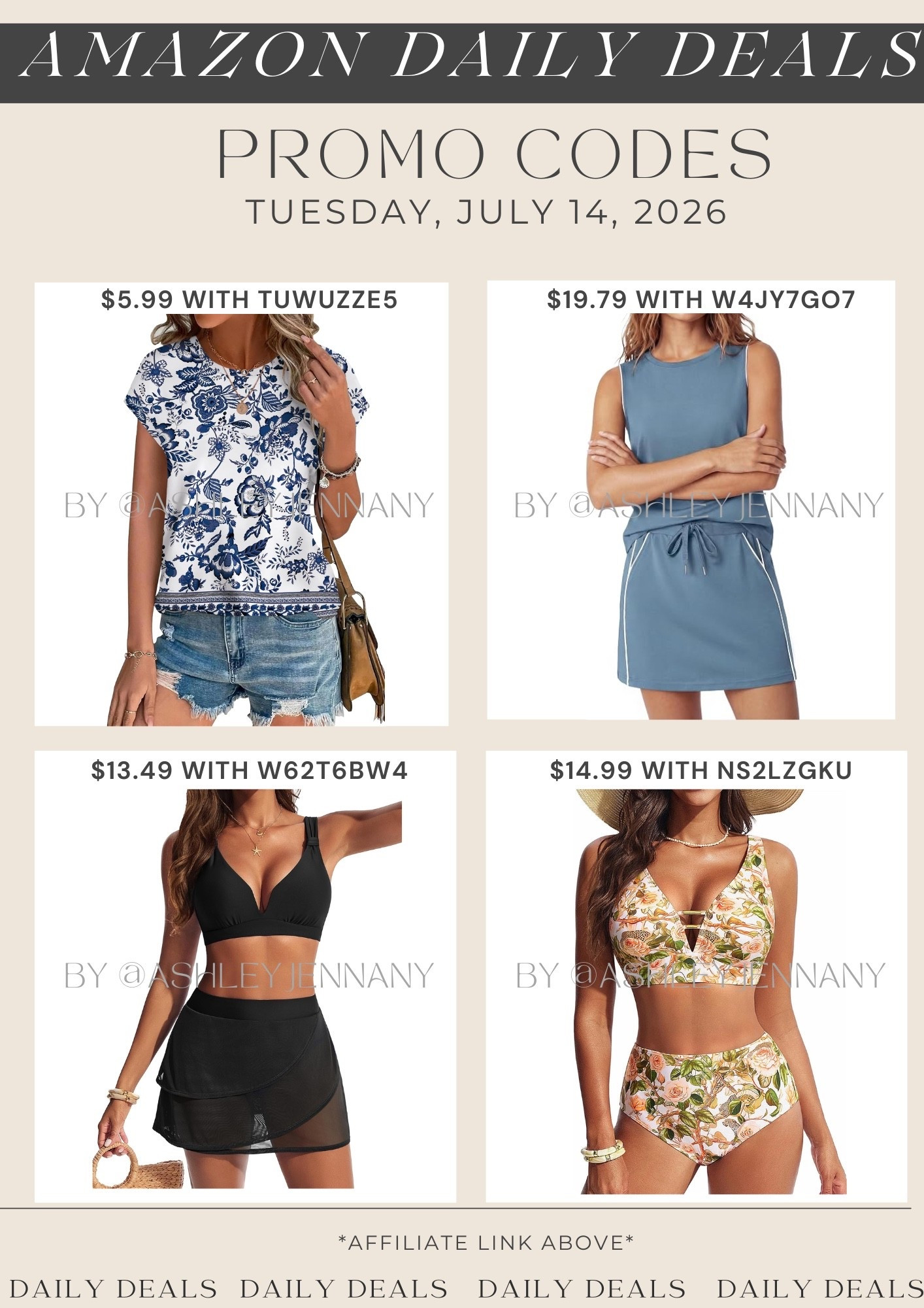 Amazon deals

#LTKSaleAlert #LTKMidsize #LTKootd
