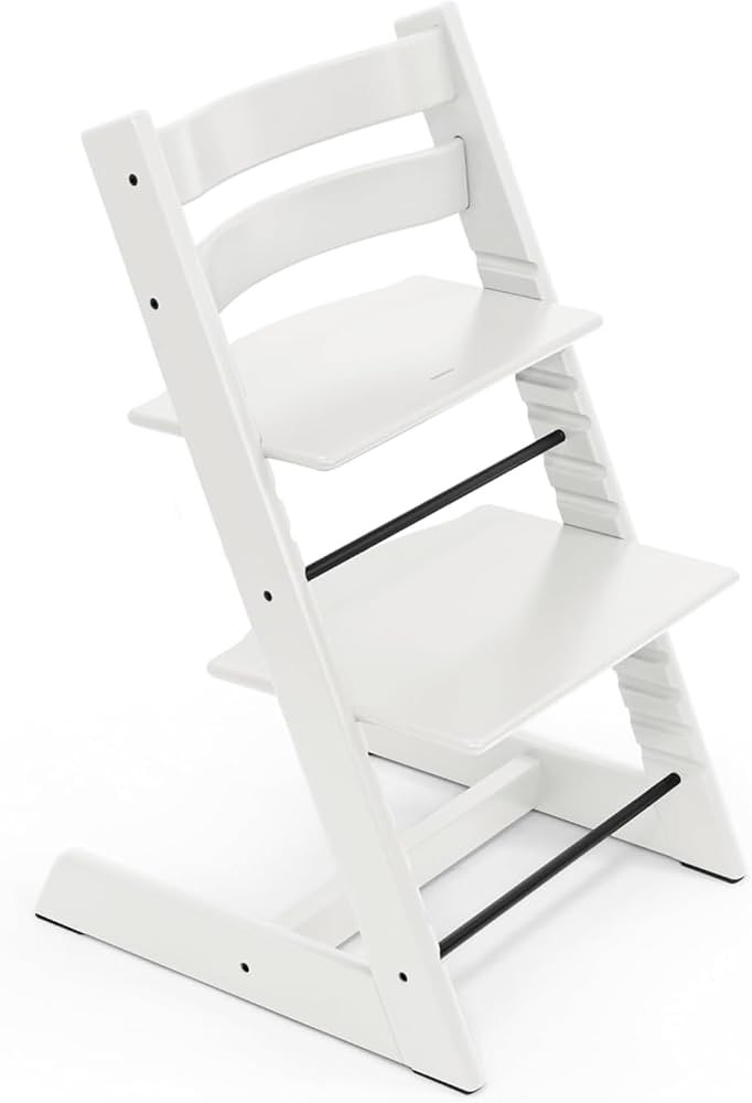 Tripp Trapp Chair from Stokke, White - Adjustable, Convertible Chair for Toddlers, Children & Adu... | Amazon (US)