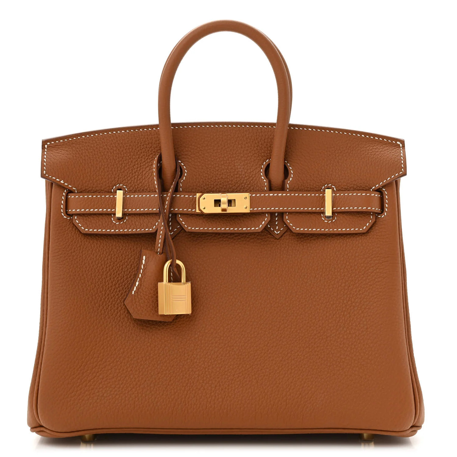 Hermes Togo Birkin 25 Gold 1734634 | FASHIONPHILE (US)