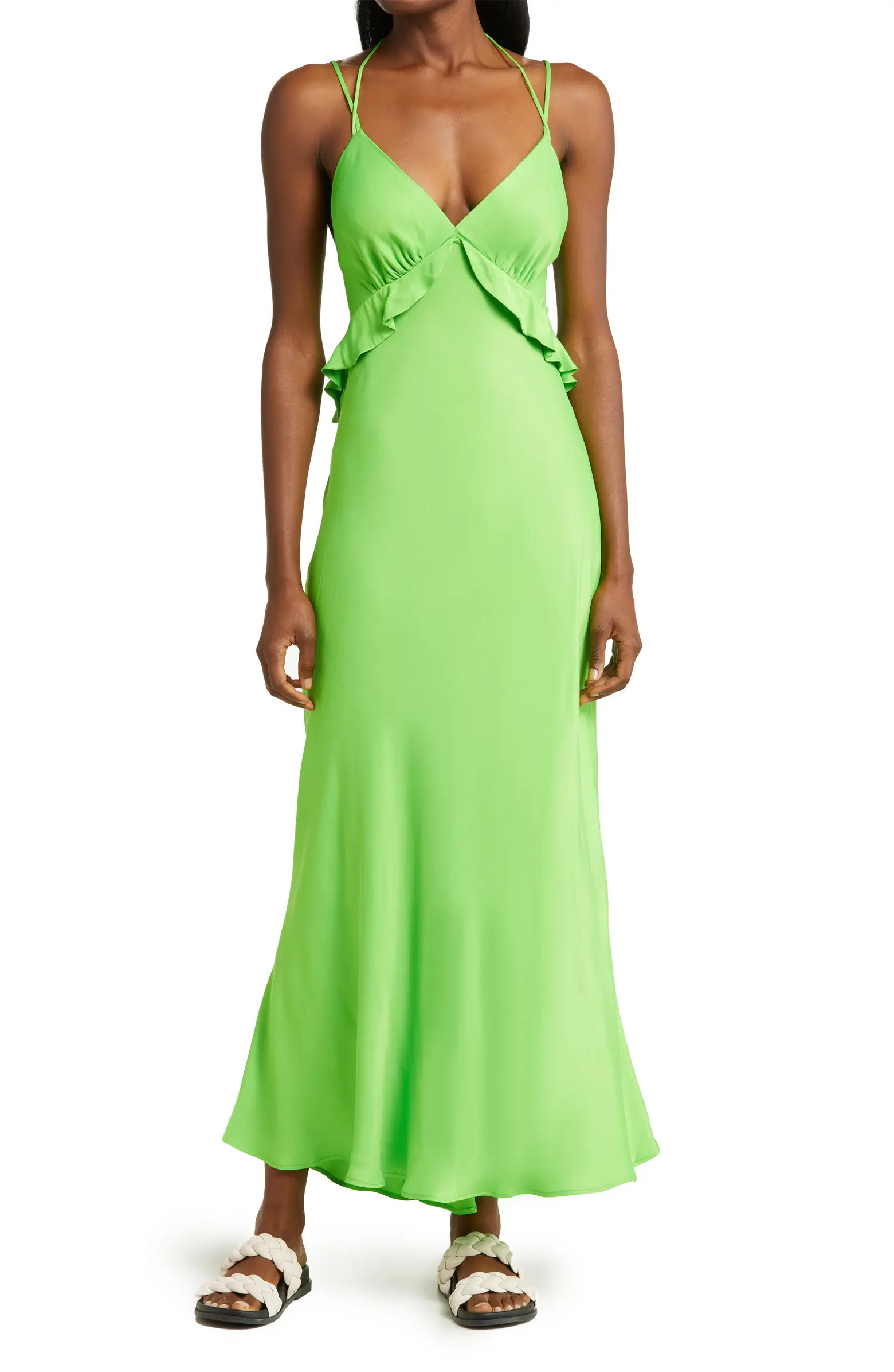 Ruffle Midi Dress | Nordstrom