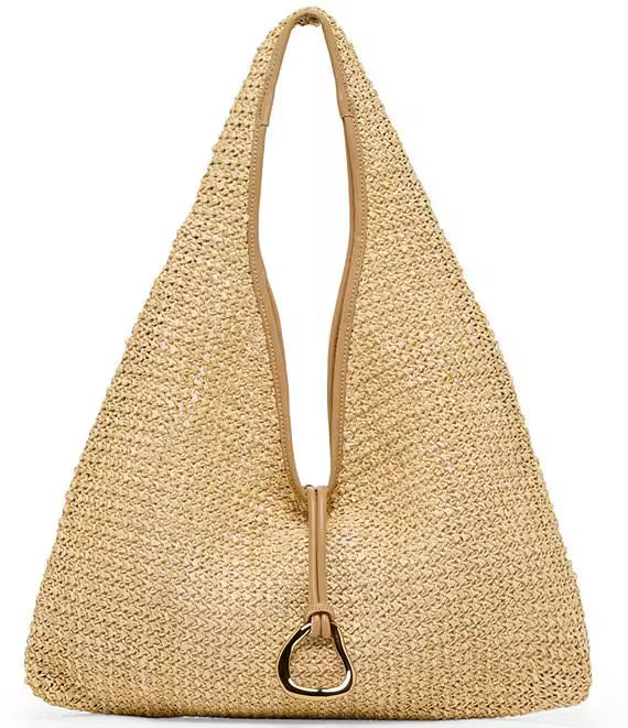 Dolce Vita Raffia Hardware Detail Hobo Bag | Dillard's | Dillard's