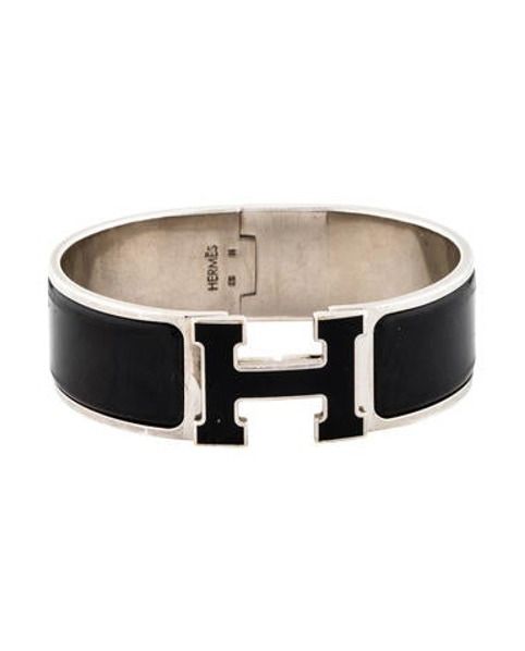 Hermès Clic Clac H Bracelet Noir | The RealReal