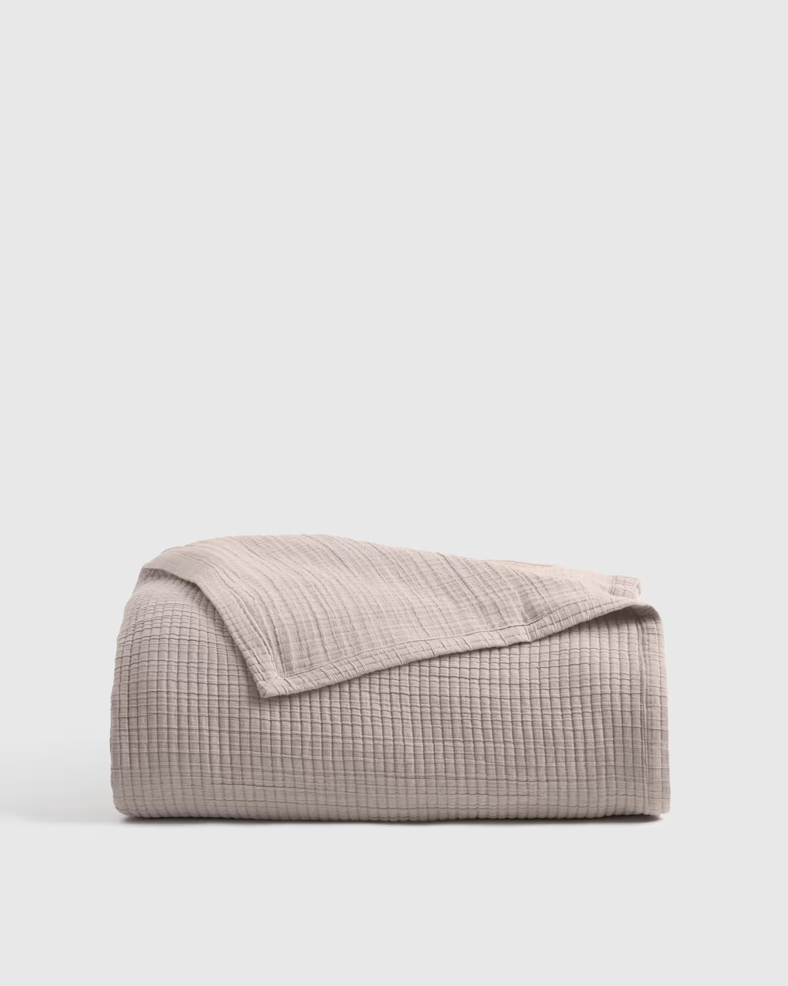 Organic Ribbed Cotton Coverlet | Quince