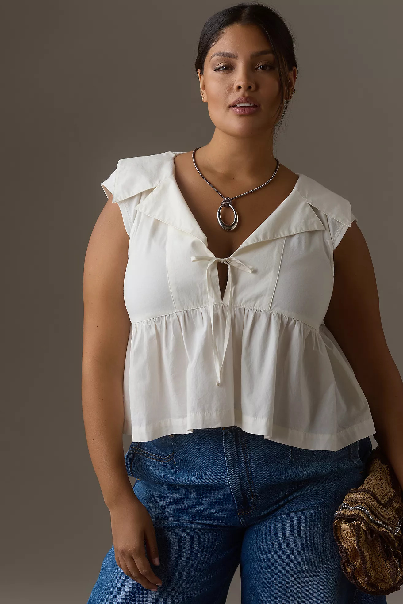 Maeve Babydoll Blouse | Anthropologie (US)