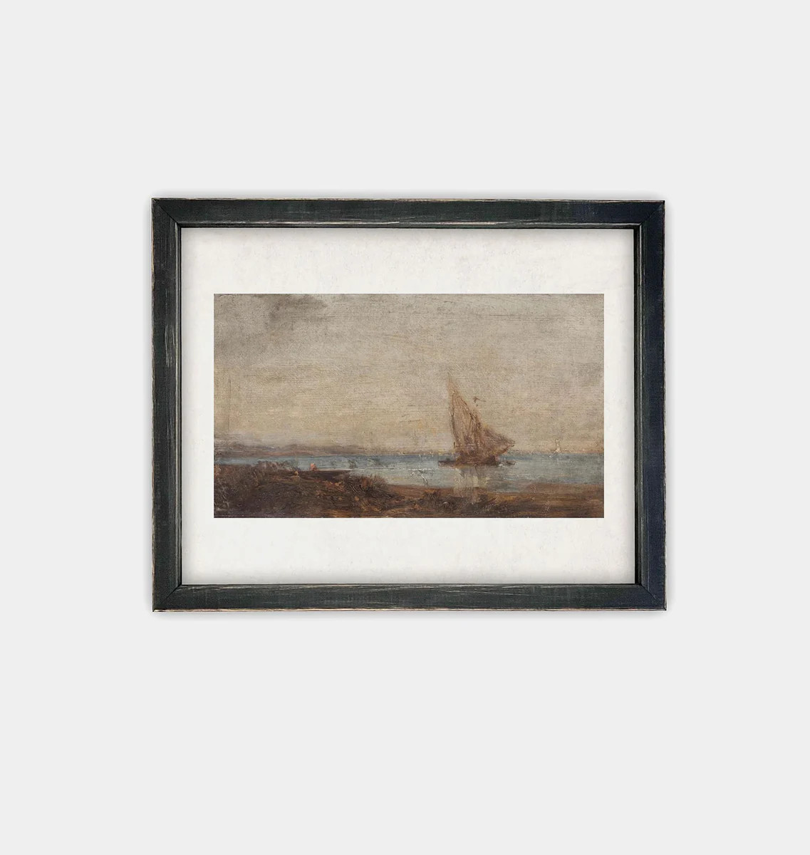 Sailing in Martigues Framed Print | Amber Interiors