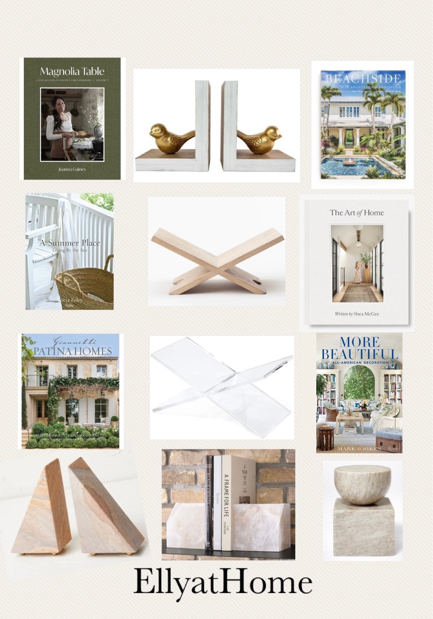 Coffee table books and accessories. Shop new books, summer, interior styling, bookends, book stands. Amazon, McGee & Co, Target, Walmart, Pottery Barn. Home decor accessories. 

#LTKunder50 #LTKsalealert #LTKhome