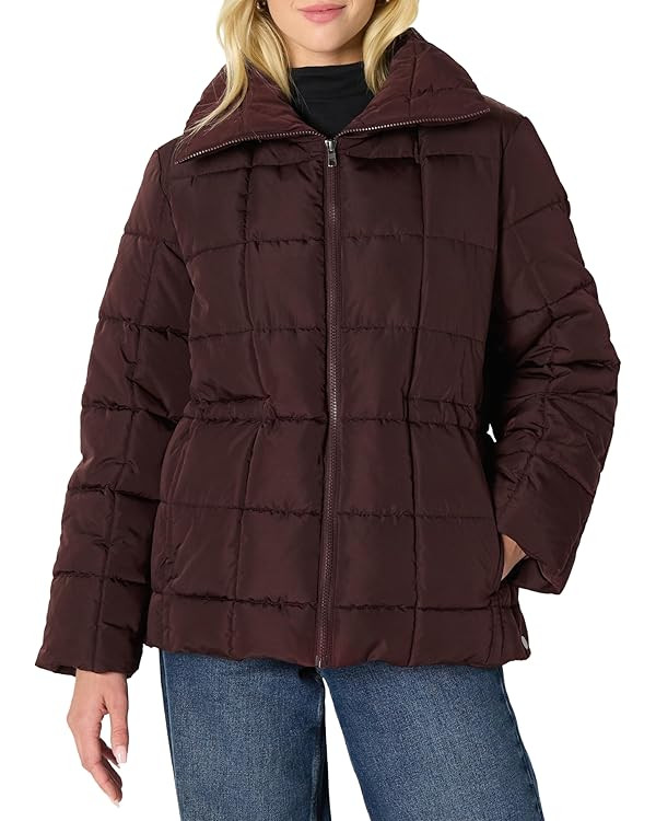 Amazon Essentials (Demi's Pick) Women's Oversized-Fit Square Quilted Puffer Jacket with Adjustabl... | Amazon (US)