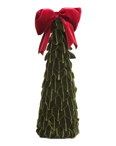 Velvet Tree With Bow | Pillows & Decor | Marshalls | Marshalls