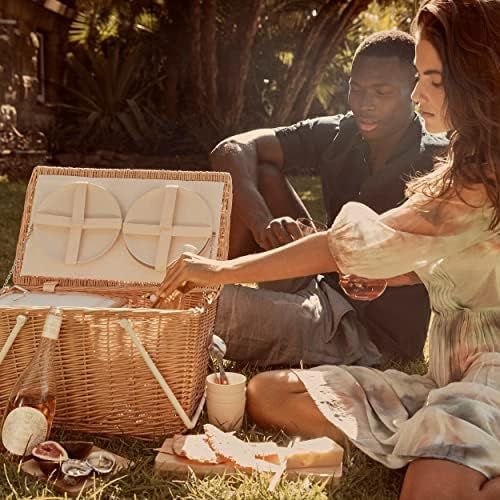 SunnyLIFE Large Picnic Cooler Basket | Natural | Amazon (US)