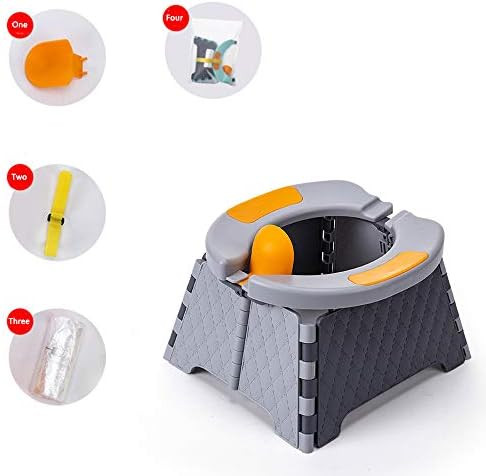 Amazon.com: Honboom Portable Potty Training Seat for Toddler| Kids Travel Potty | Collapsible pot... | Amazon (US)