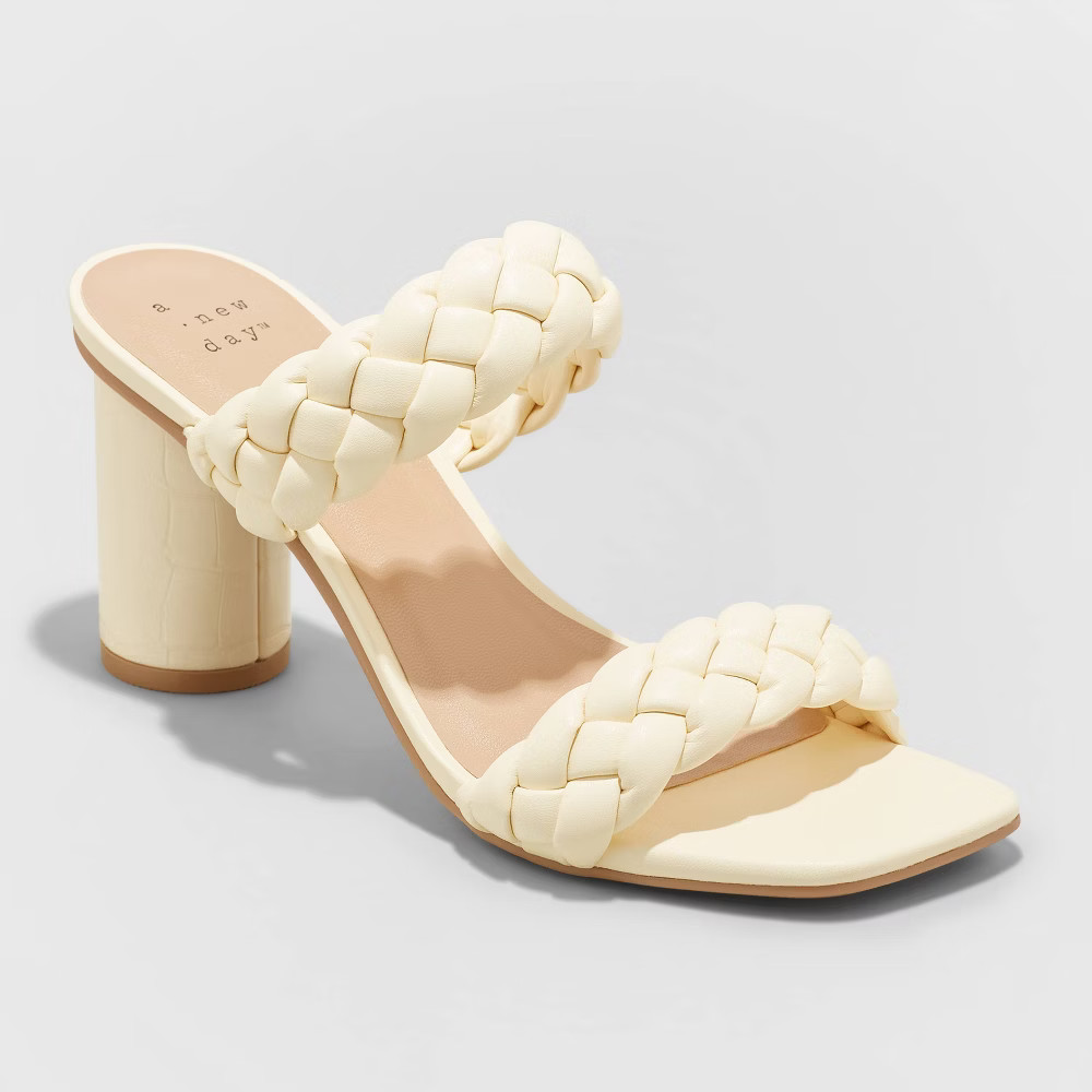 Women's Basil Heels - A New Day Yellow 7.5 | Target