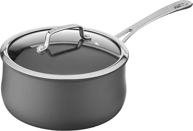 Cuisinart Contour Hard Anodized 3-Quart Saucepan with Cover | Amazon (US)