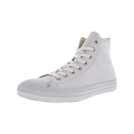Converse Chuck Taylor All Star Leather Hi White High-Top Fashion Sneaker - 11.5M / 9.5M | Walmart (US)