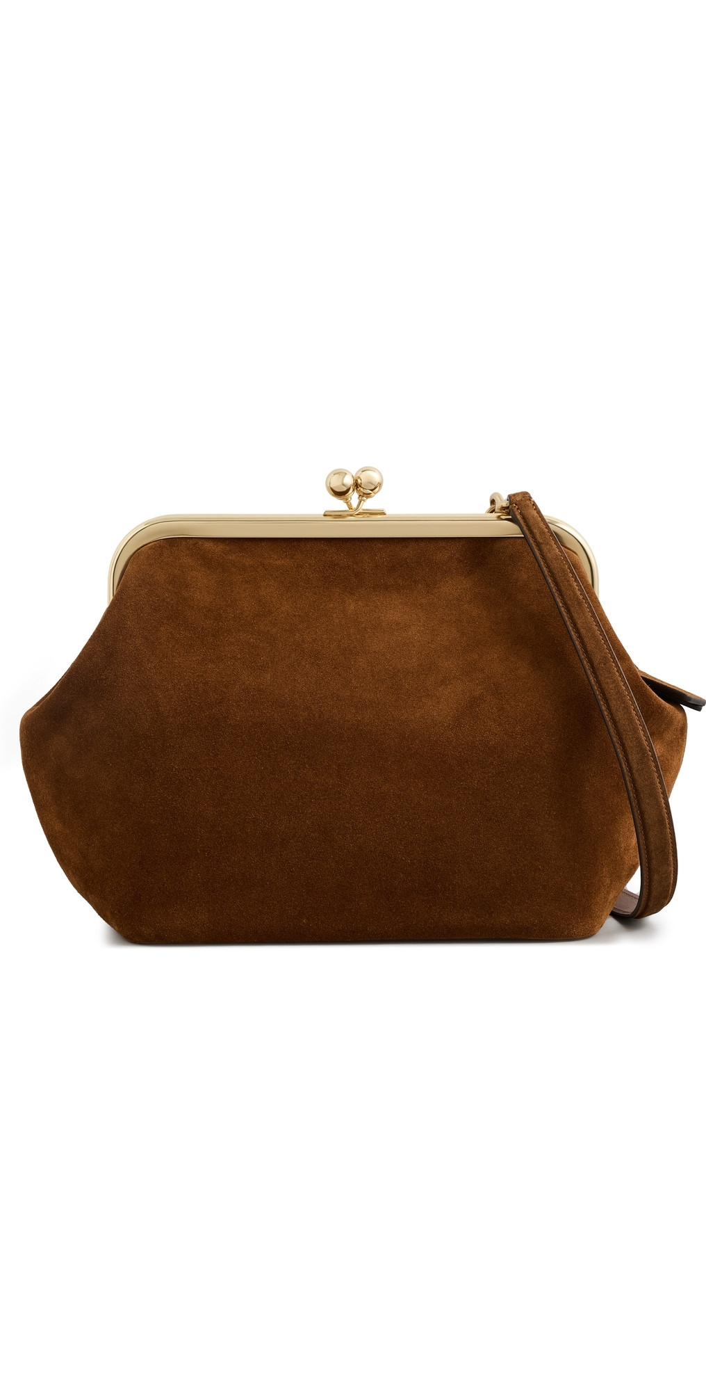 Coach Suede Kisslock Frame Bag 27 Warm Brown One Size | Shopbop