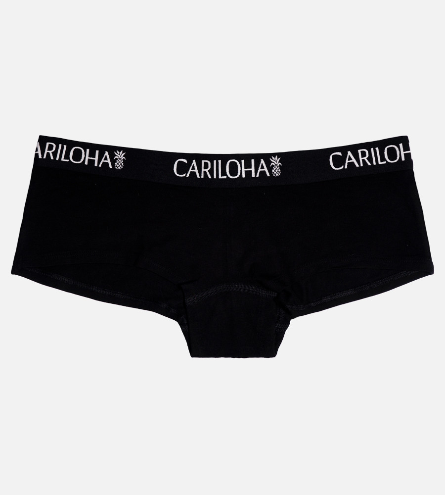 Bamboo Boyshort Brief - Black | Cariloha