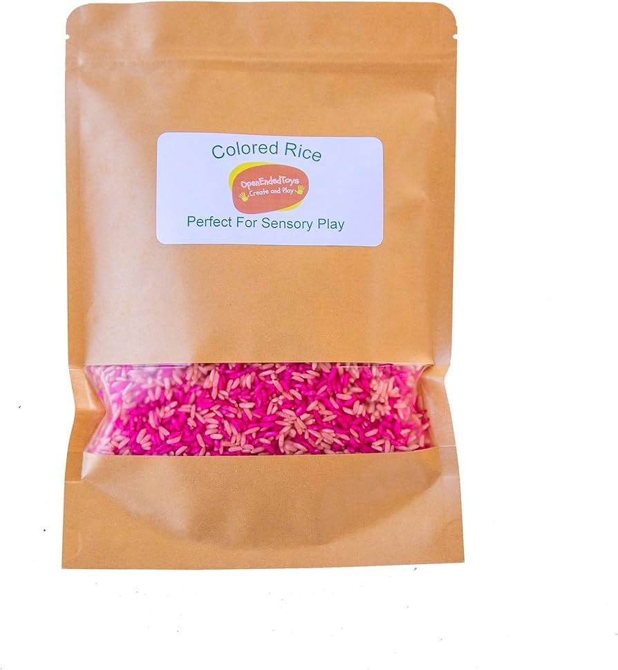 Valentine's Day Sensory Rice, Colored Rice, Sensory Bin Filler, Montessori Toys, Sensory Motor Ai... | Amazon (US)