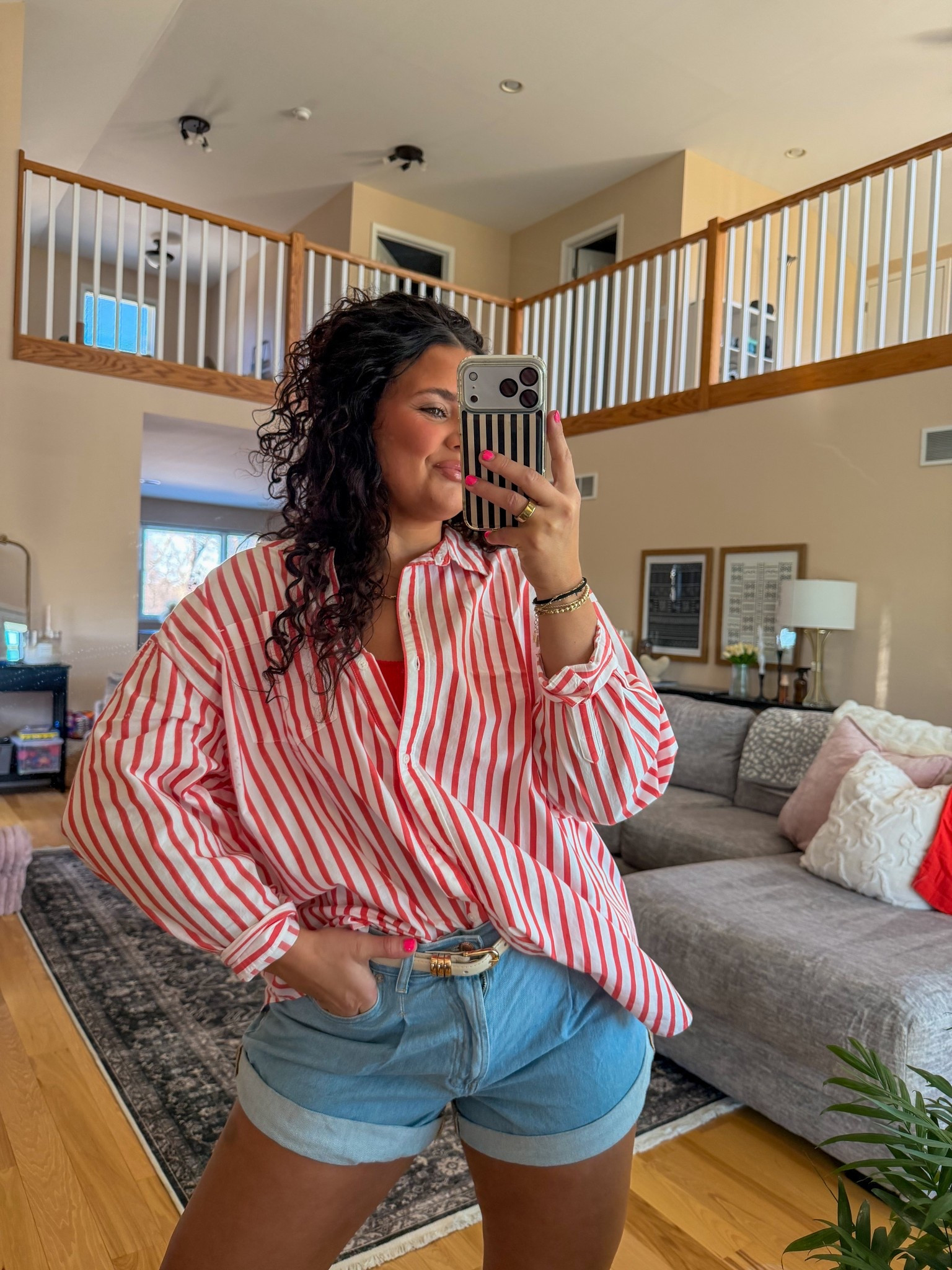I am wearing a size large in everything! 

#oldnavy

#LTKSpringSale #LTKMidsize #LTKspring