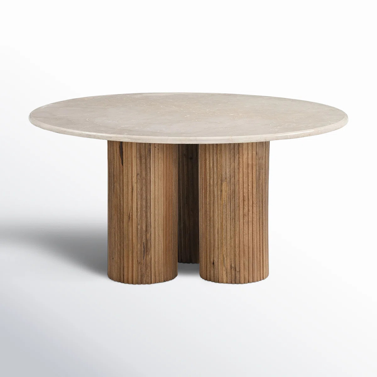 Dewy - Modern Marble Round Coffee Table | Wayfair North America