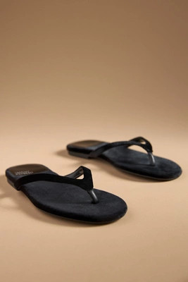 Jeffrey Campbell Kierra Velvet Thong Sandals | Anthropologie (US)