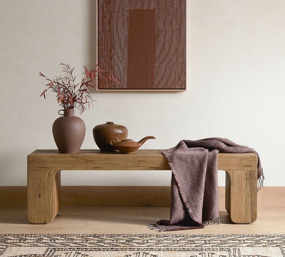 Brauer Reclaimed Wood Bench | Pottery Barn (US)