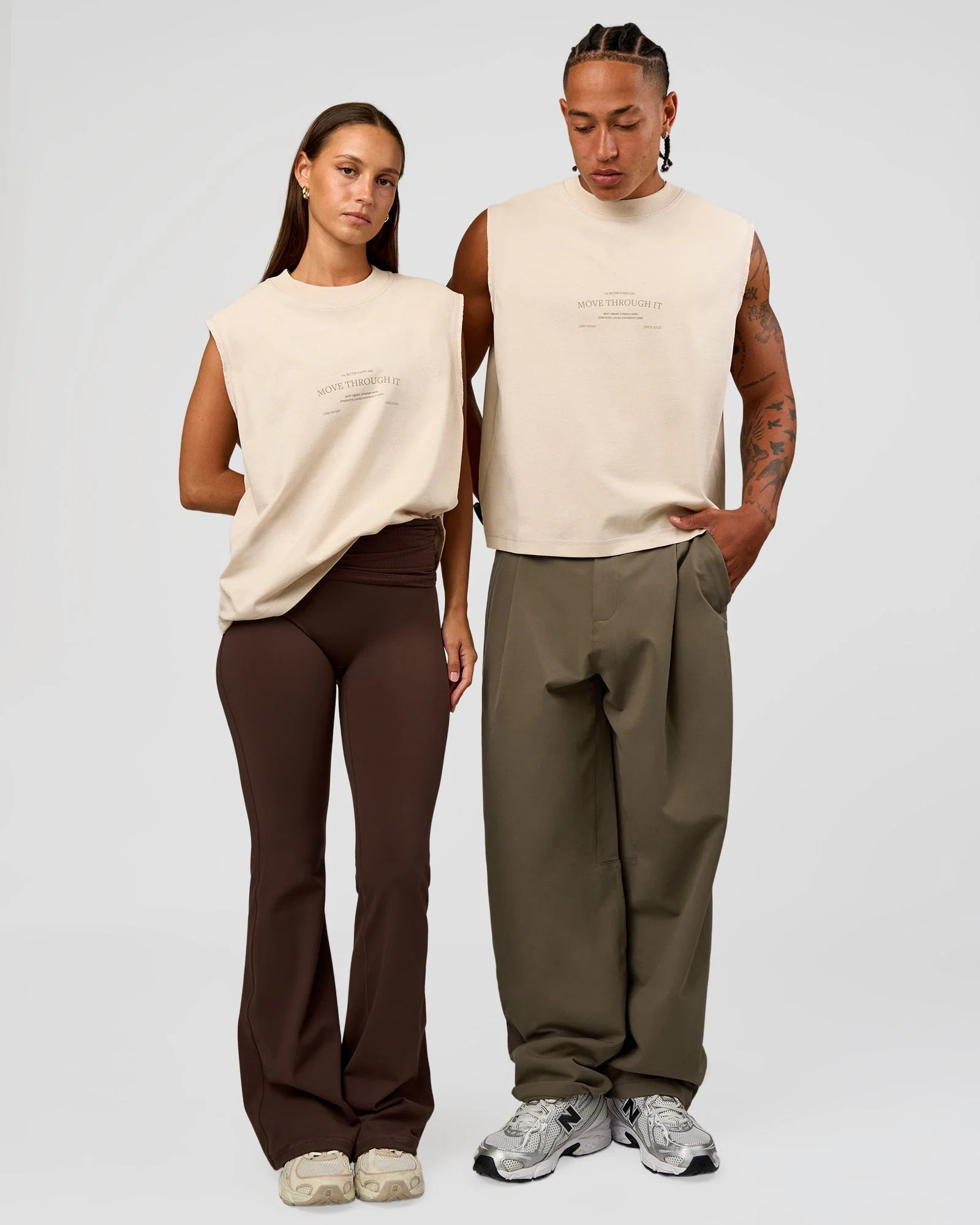 CF Unisex Oversized Heavyweight Boxed Tank - Clay-CF Move Through It | LSKD | LSKD