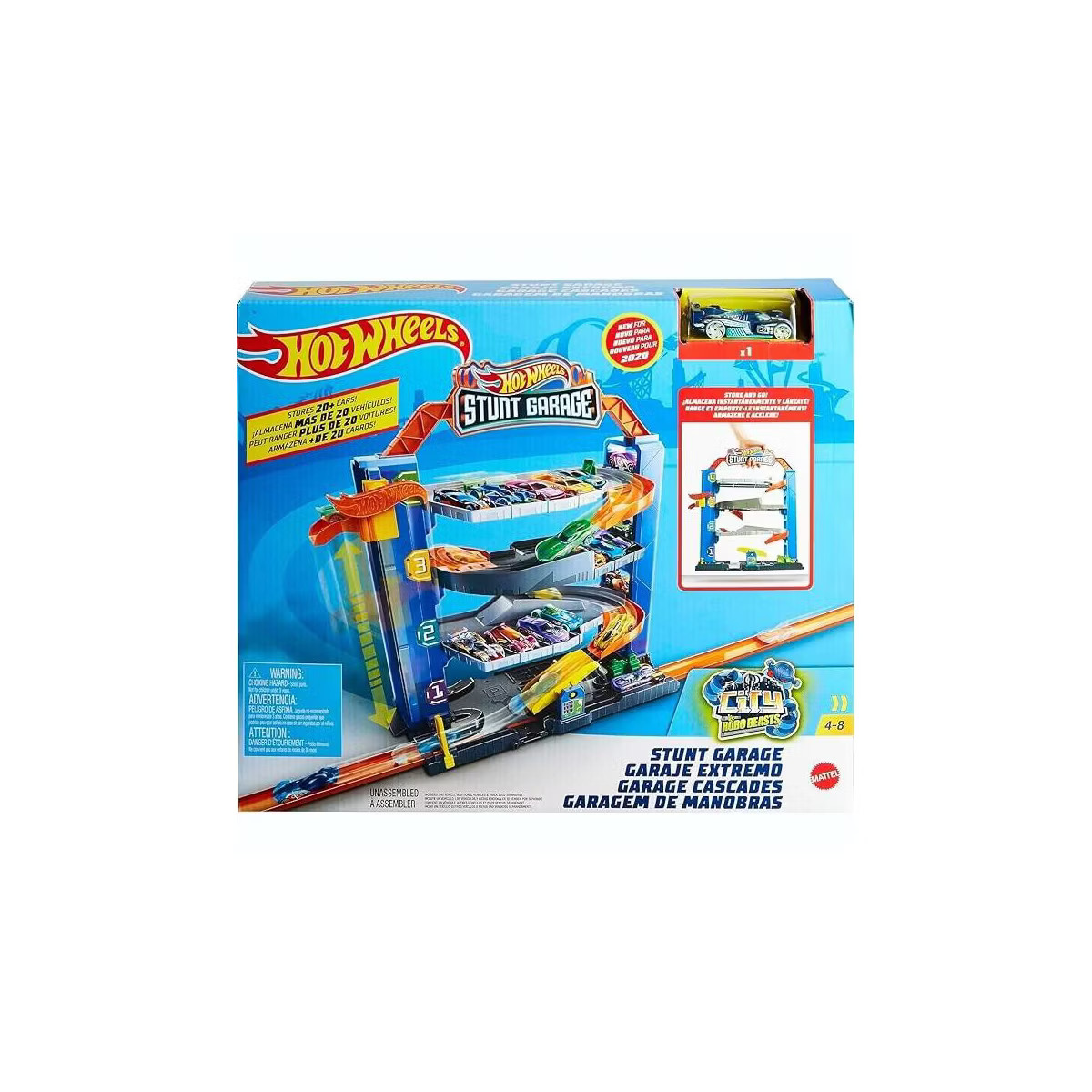 Hot Wheels City Stunt Garage Play Set | Target