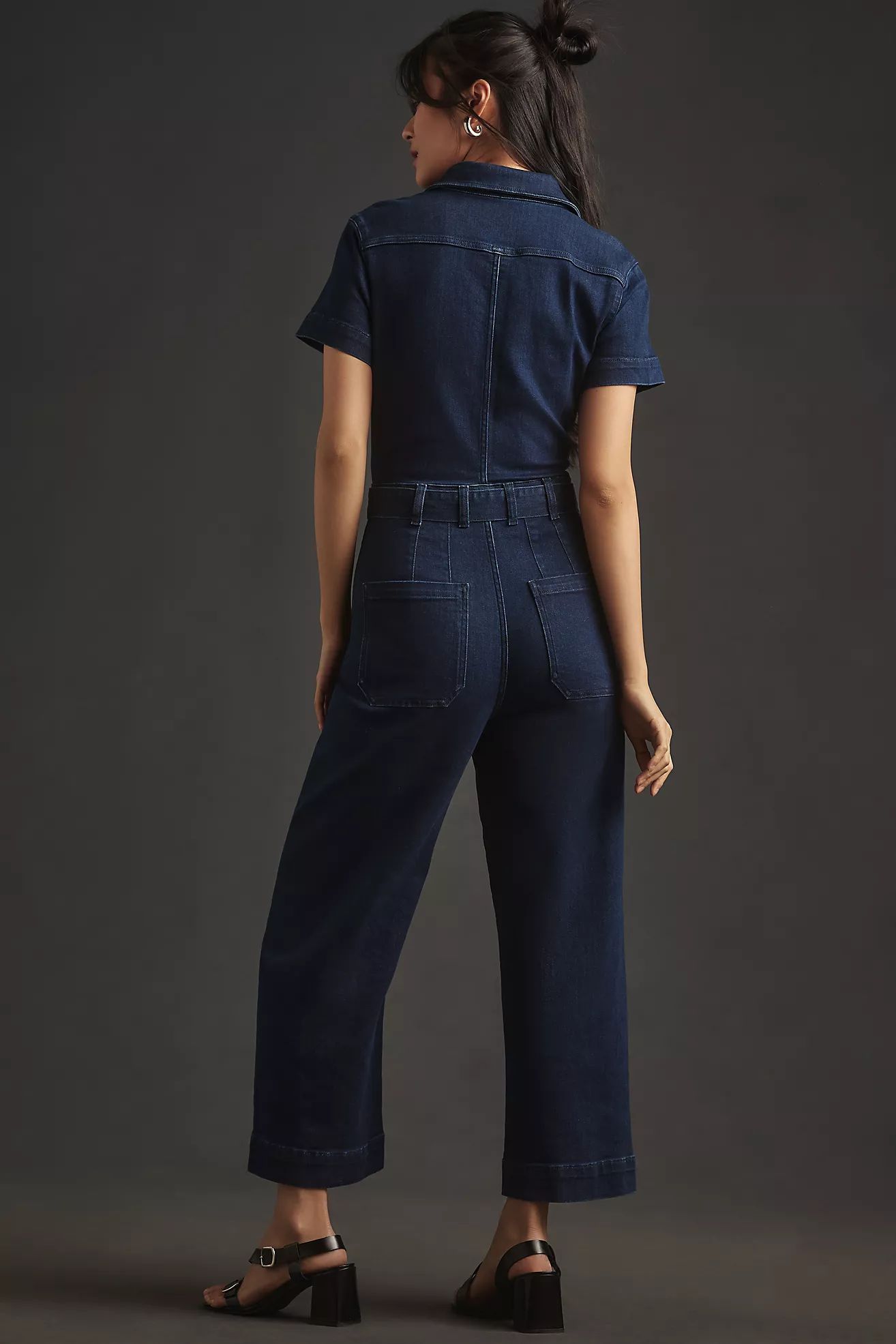 The Colette Weekend Denim Jumpsuit by Maeve | Anthropologie (US)