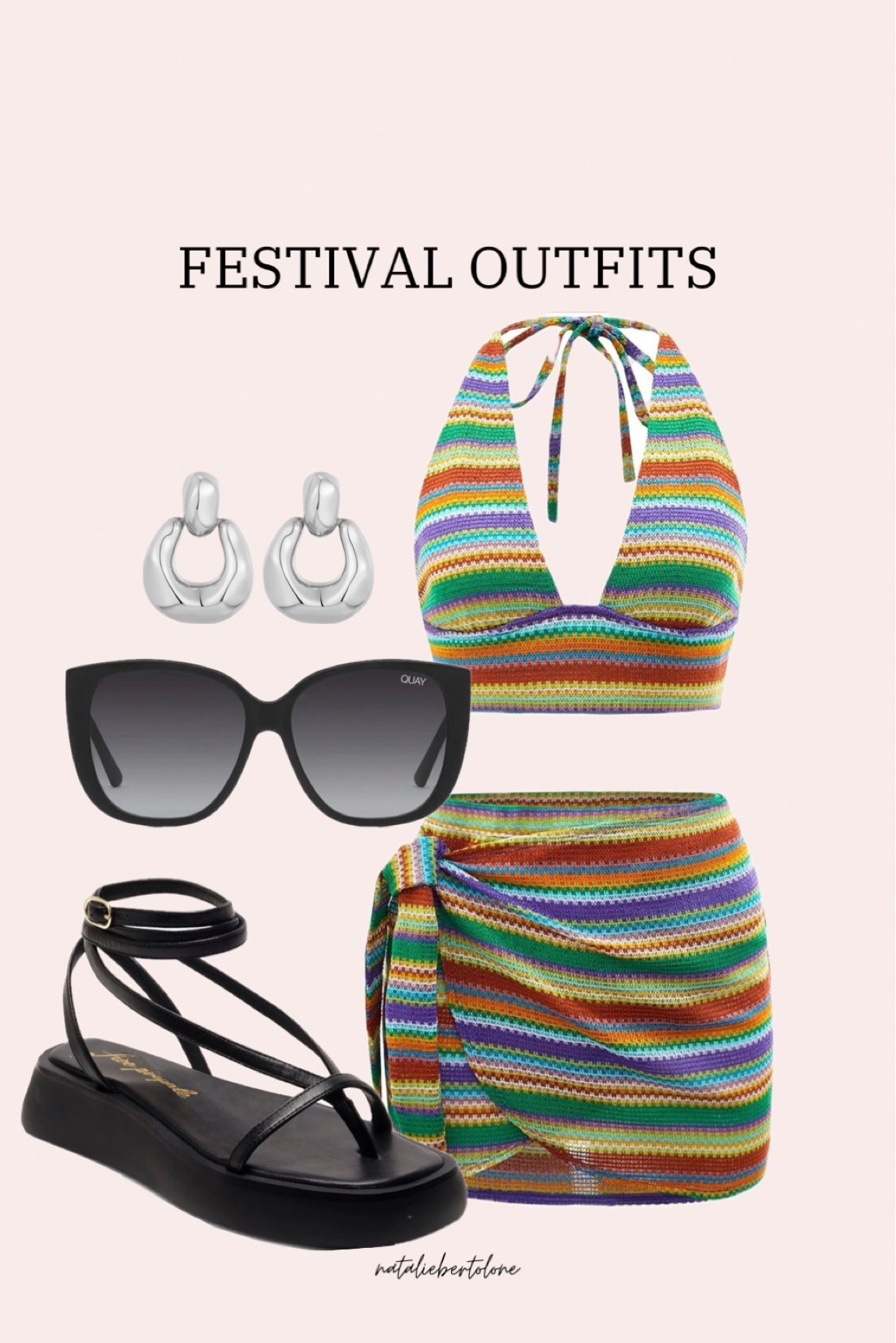 matching crochet set! strappy heels. festival outfit. coachella outfit. 

#LTKFestival #LTKfindsunder100 #LTKstyletip