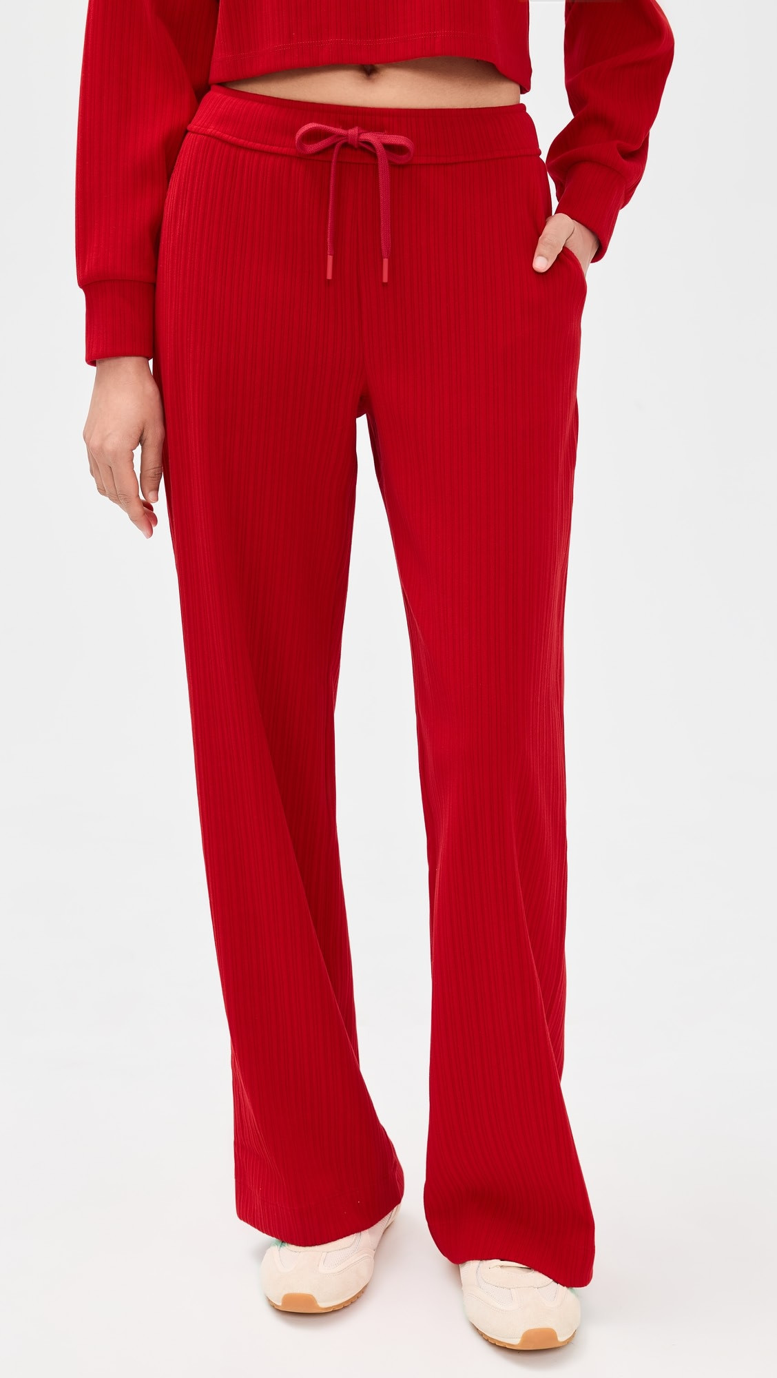 Breathe Easy Ribbed Wide Leg Pants | Shopbop