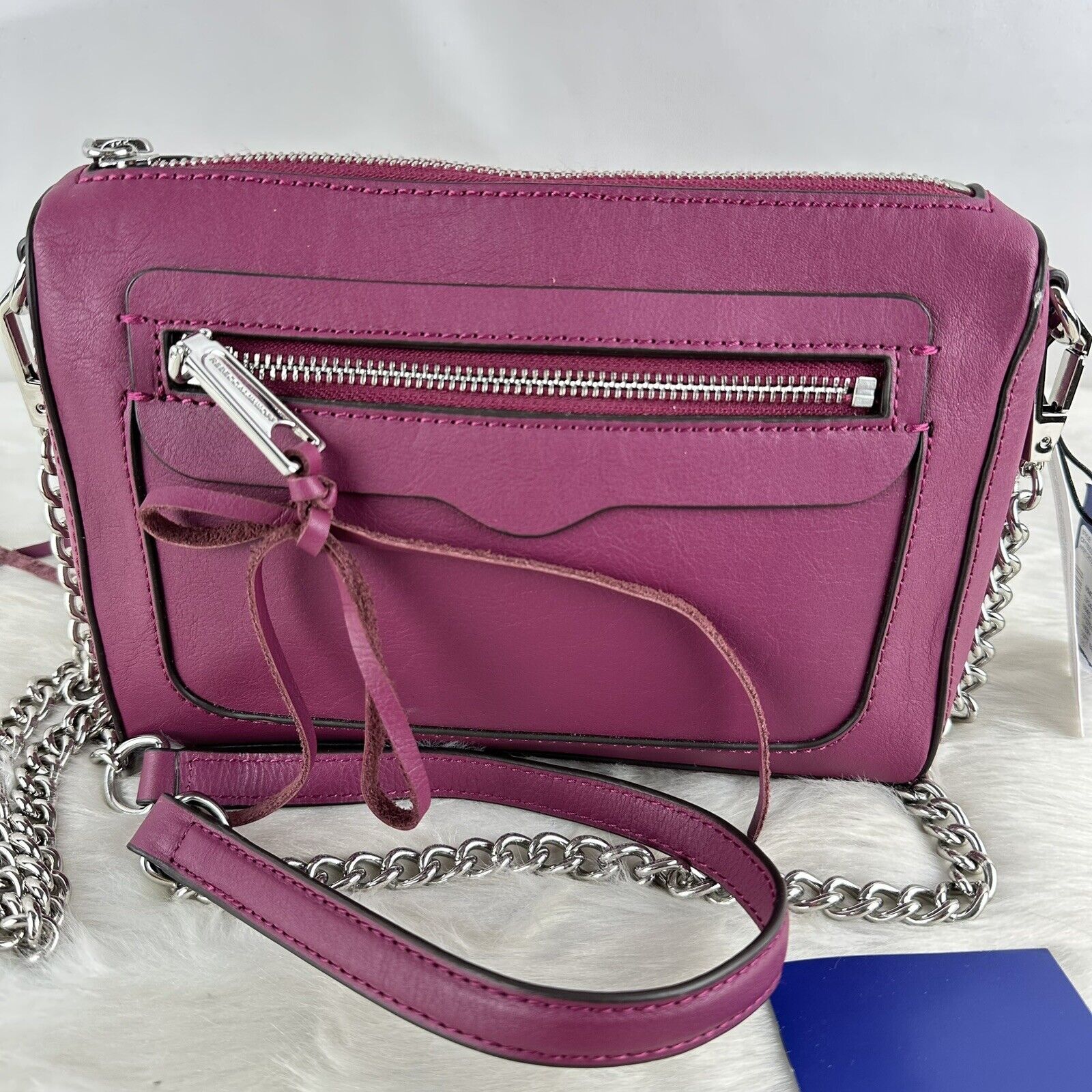 Rebecca Minkoff Avery Soft Plum Crossbody Bag | eBay AU