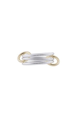 Spinelli Kilcollin Solarium SG Ring in Sterling Silver & 18K Yellow Gold | FWRD | FWRD 