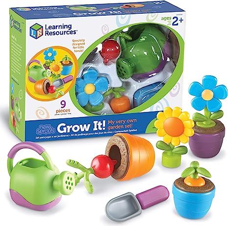 Learning Resources New Sprouts Grow It! Toddler Gardening Set, Easter Basket Stuffers for Toddler... | Amazon (US)