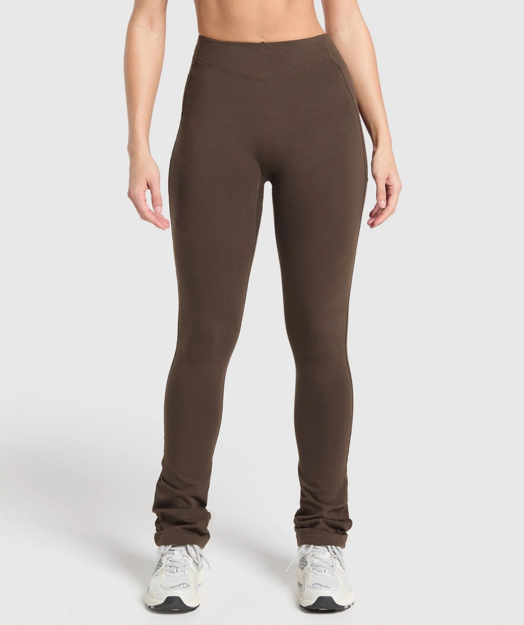 Gymshark Rest Day Bootcut Leggings - Archive Brown | Gymshark UK