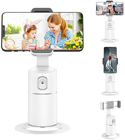 Face, Body & Action Auto Tracking Phone Holder, No App Needed, 360 Degree Rotation Selfie Stick P... | Amazon (US)