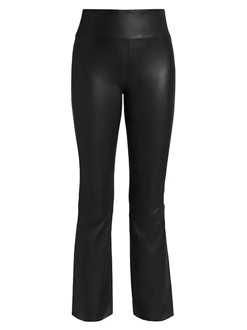 Leather Flare Ankle Leggings | Saks Fifth Avenue